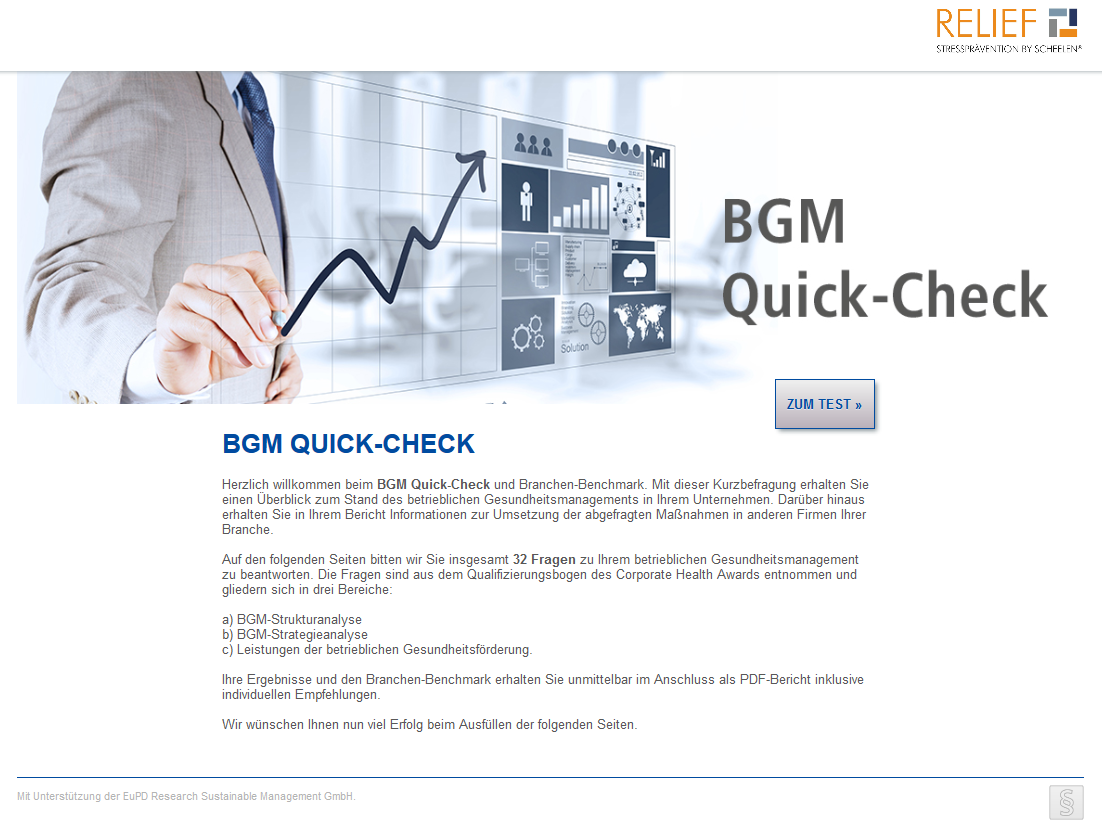 Der BGM Quick-Check ist für kurze Zeit kostenfrei online verfügbar