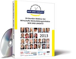 Die DVD des Webinar-Marathons "Wir sind Umsatz 2013" mit allen Vorträgen